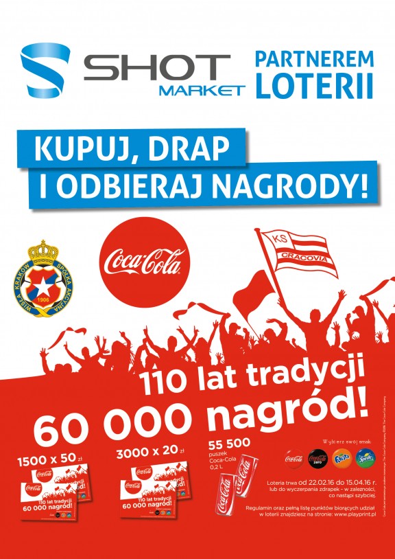Plakat A3 loteria coca-cola